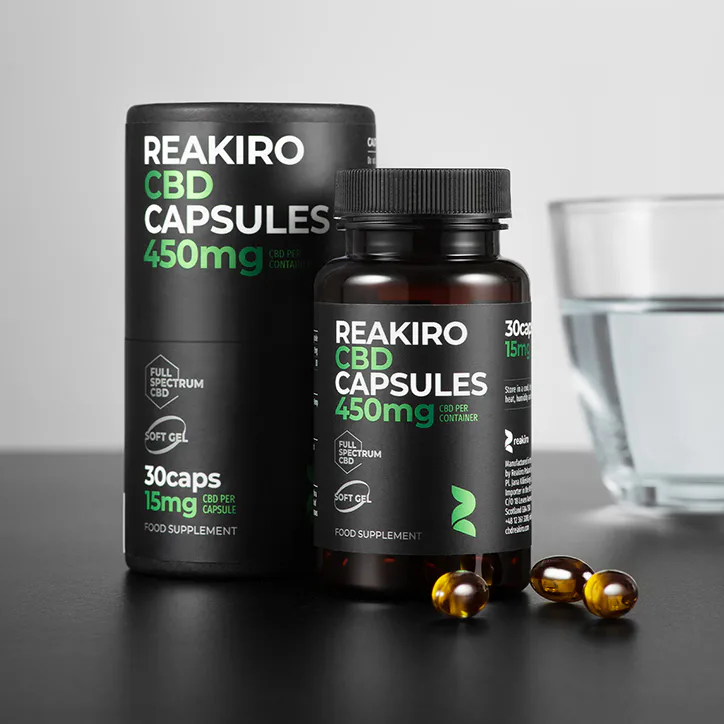 Reakiro CBD Gel 15mg 30 Capsules, additional product view 3