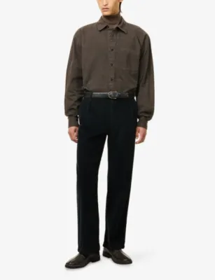 THE ROW Sadel Long-Sleeve Cotton Shirt detail 2
