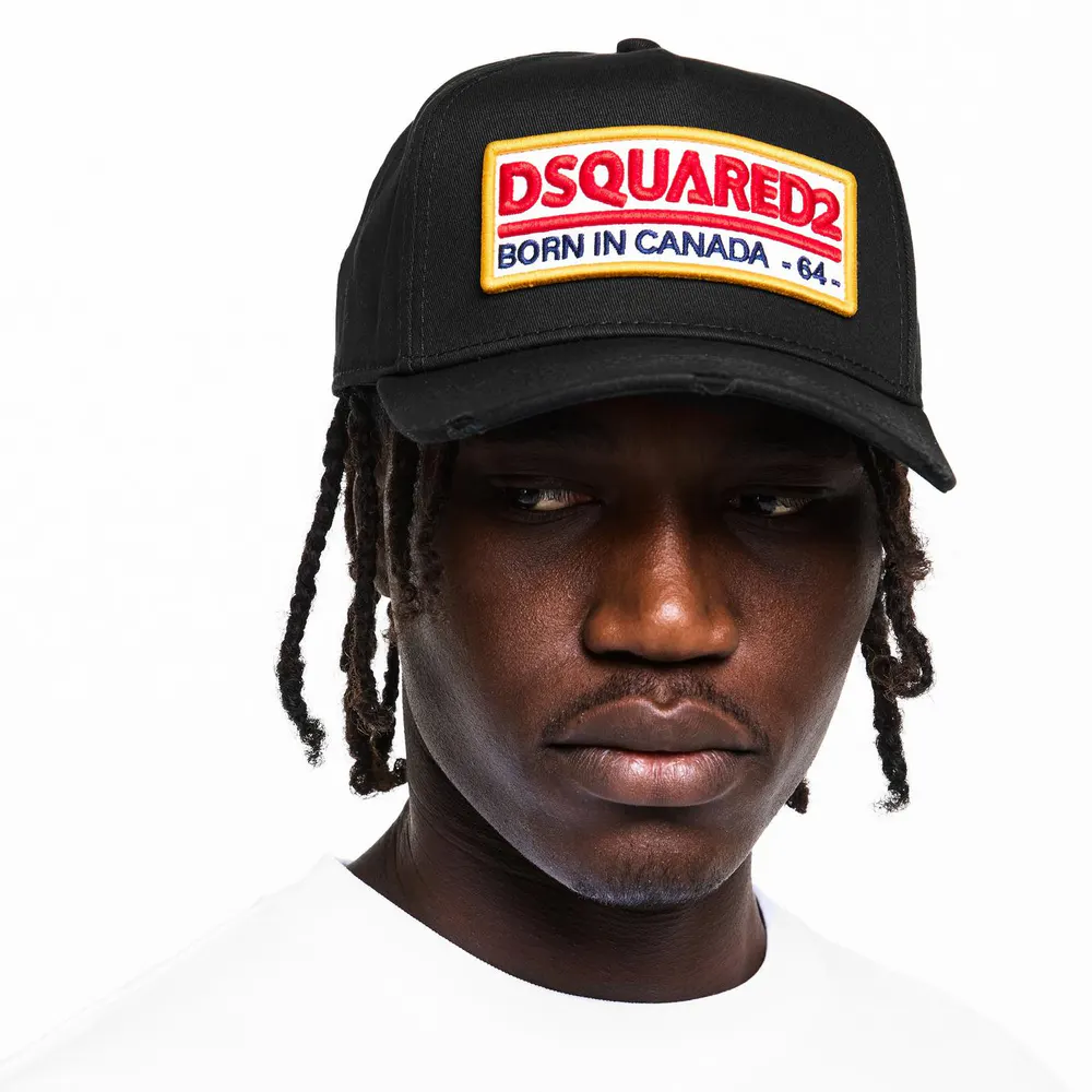 DSquared2 Men's DSQ Wild Journey Baseball Cap detail 3