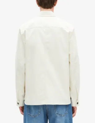 THE KOOPLES Collared Button-Down Stretch-Cotton Shirt detail 3