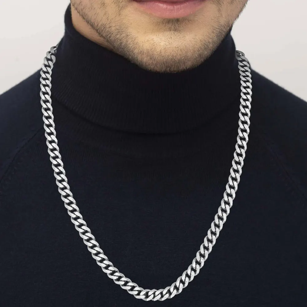 BOSS Gents BOSS Stainless Steel Chain Link Necklace detail 2