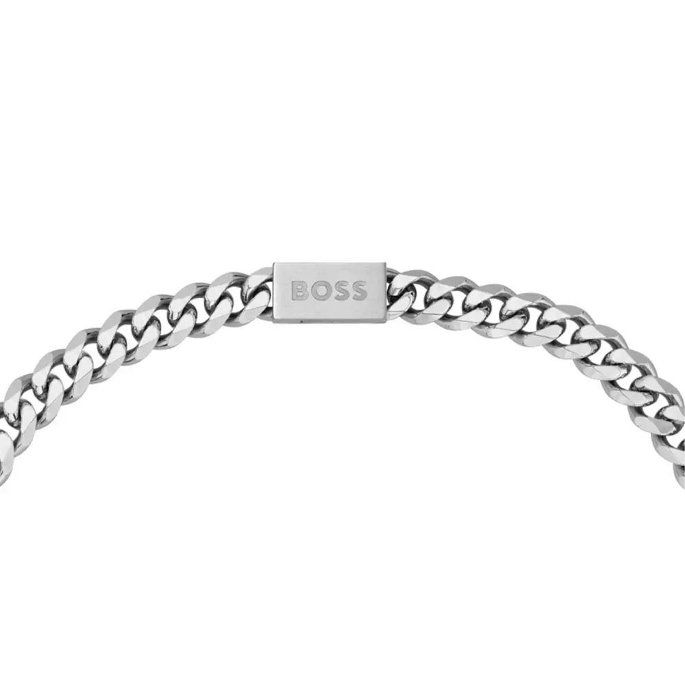 BOSS Gents BOSS Stainless Steel Chain Link Necklace detail 3