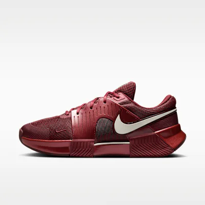 Nike GP Challenge 1.5 PRM Men's Hard Court Tennis Shoes - Team Red/Green Spark/Pale Ivory