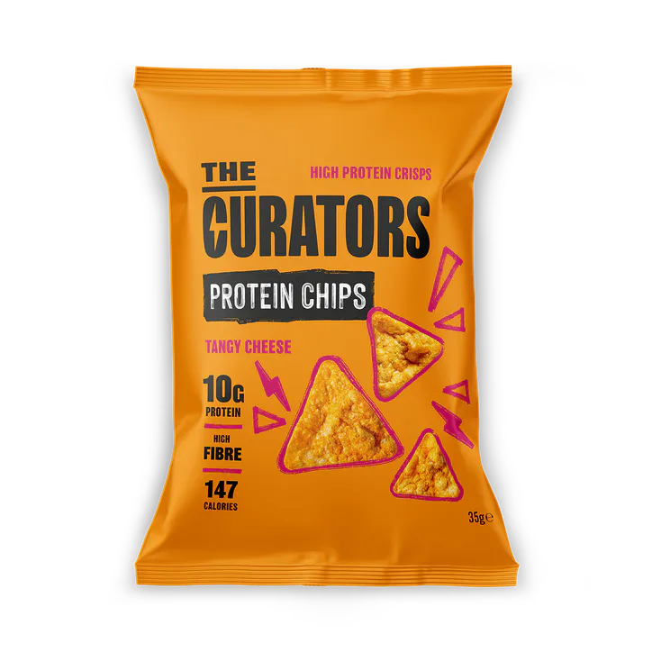 The Curators 10g High Protein Tangy Cheese Crisps 35g