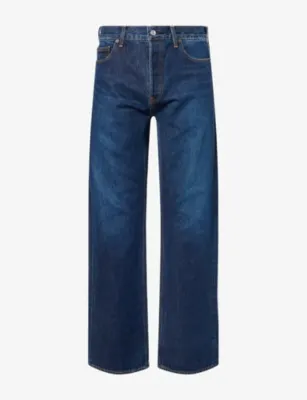 TOTEME Classic Straight-Leg Denim Jeans - 36/32 in DEEP INDIGO – Mens | Jeans | Straight Leg