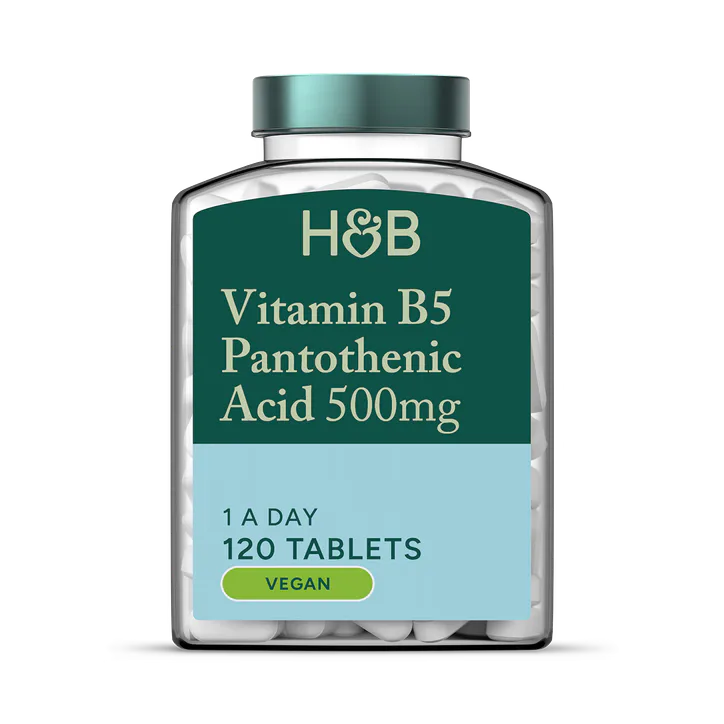 For Him Slow Release Vitamin B5 + Panthothenic Acid 500mg 120 Tablets