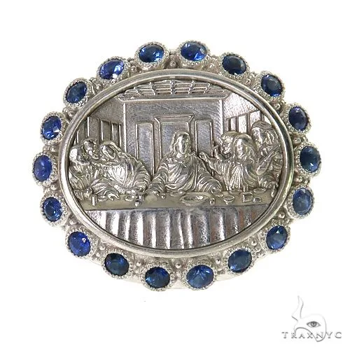 MARYAM - For Him SILVER Blue Majesty The Last Supper Ring 69585 in 8 – Ring