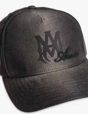 AMIRI Script Cotton Baseball Cap detail 2
