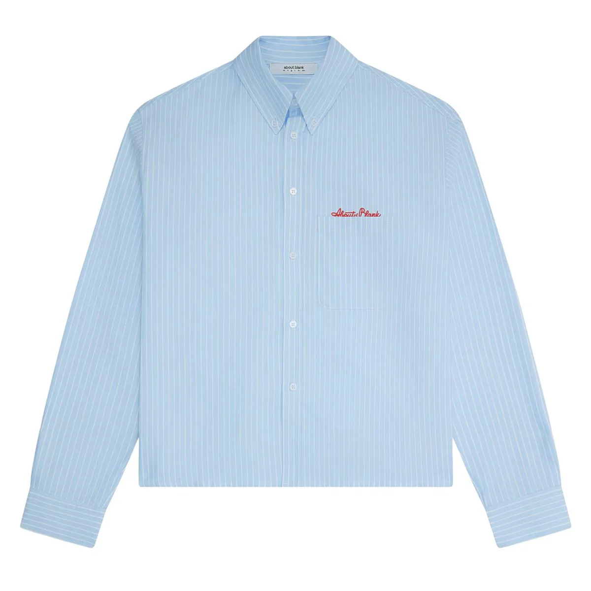 about:blank Men's Long Sleeve Oxford Shirt