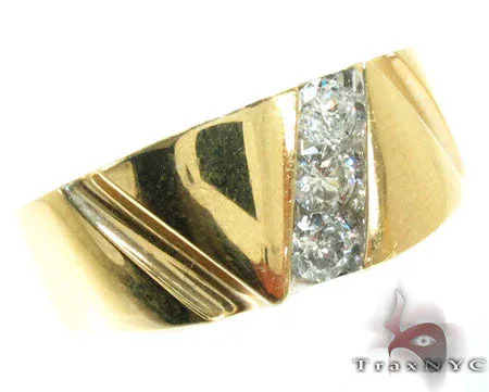 RINA - For Him FACTORY Mens Channel Diamond Ring 22029 in Yellow Gold / 8 – Ring