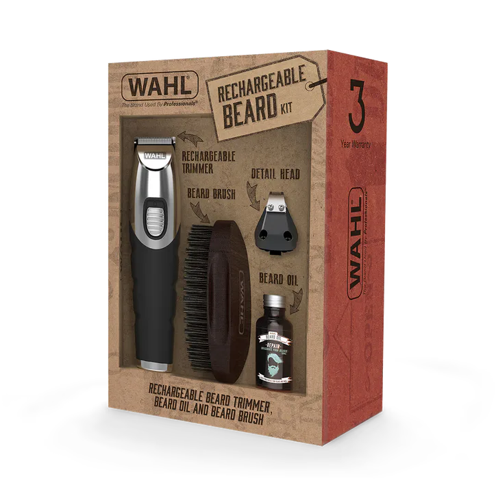 WAHL 9893-800 Cord/Cordless Stubble & Beard Trimmer Kit