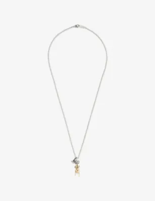 VIVIENNE WESTWOOD Man. Anatoly Brass Pendant Necklace