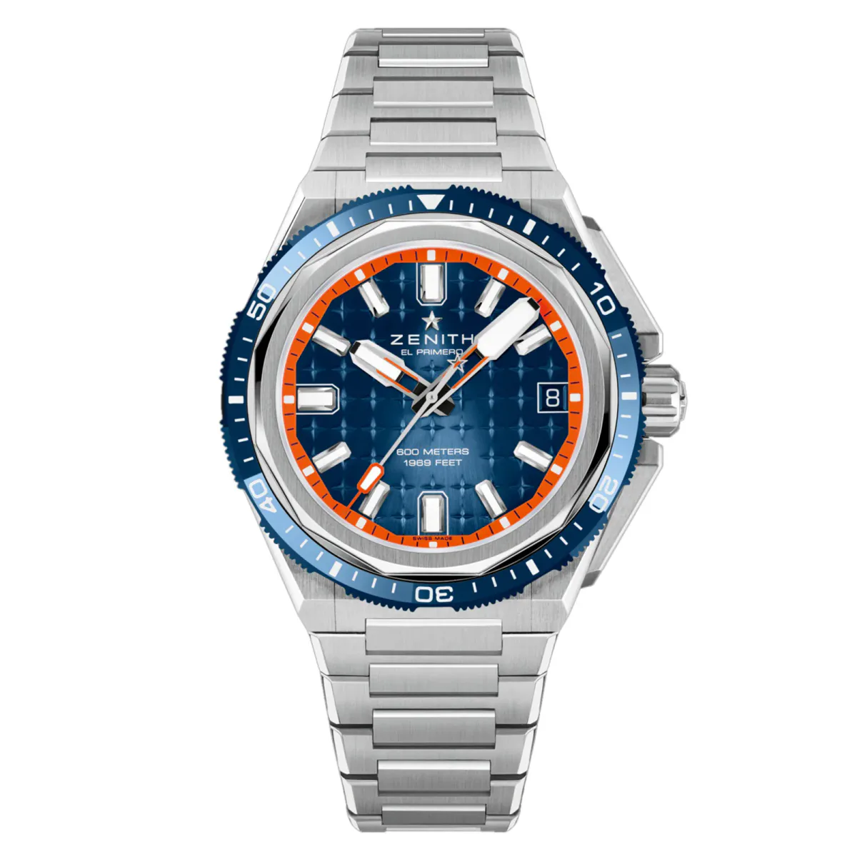 Zenith Defy Extreme Diver 42.5mm Mens Watch Blue Interchangeable Strap