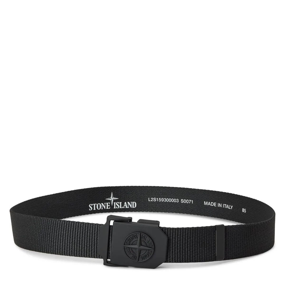Stone Island Stone Fabric Belt Sn64 in Black V0029 – Accessories