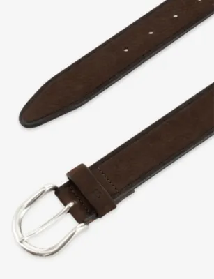 BOGGI MILANO Buckled Leather Belt - 32 detail 3