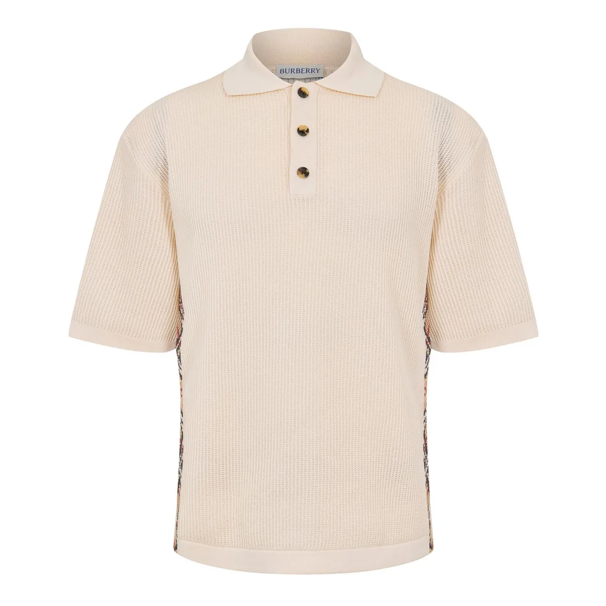 Burberry Men's Knitted Short Sleeve Polo Shirt