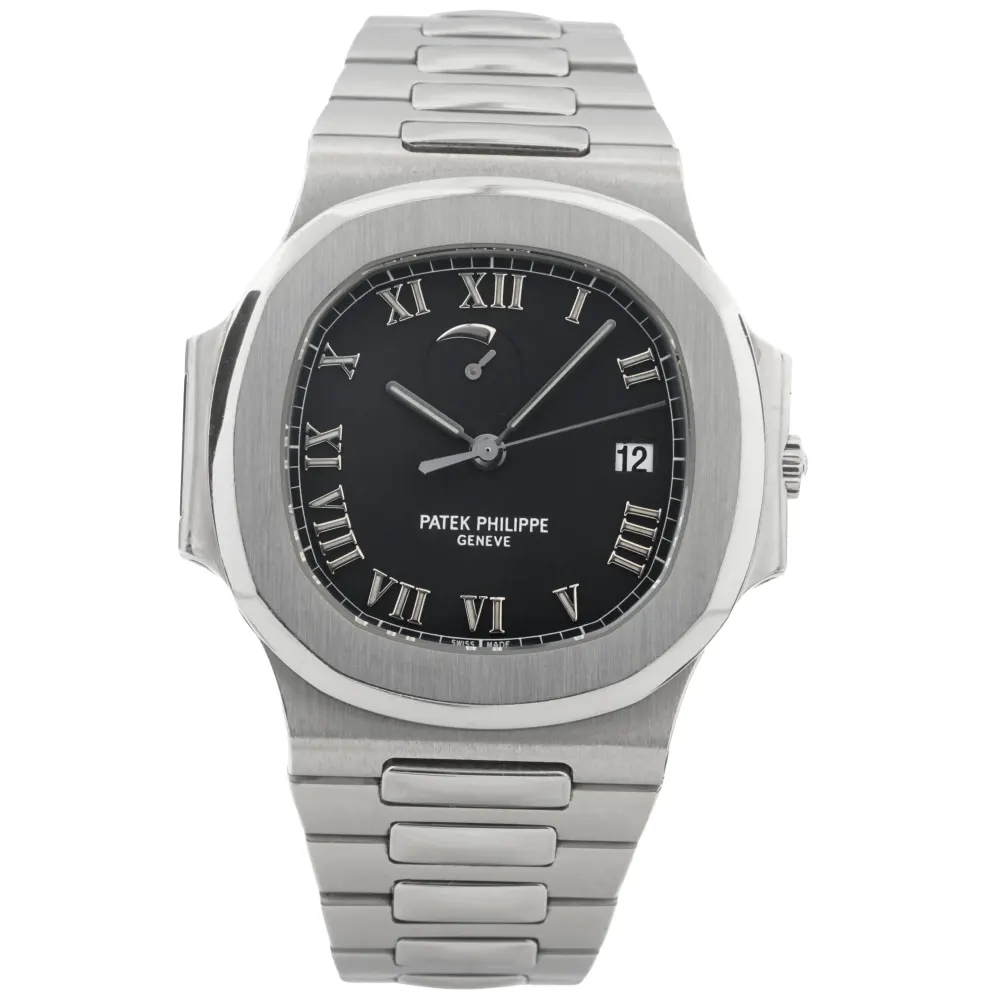 Patek Philippe Nautilus 3710/1A — 2003 — Very good in Black Roman Numeral – Pre-owned watches