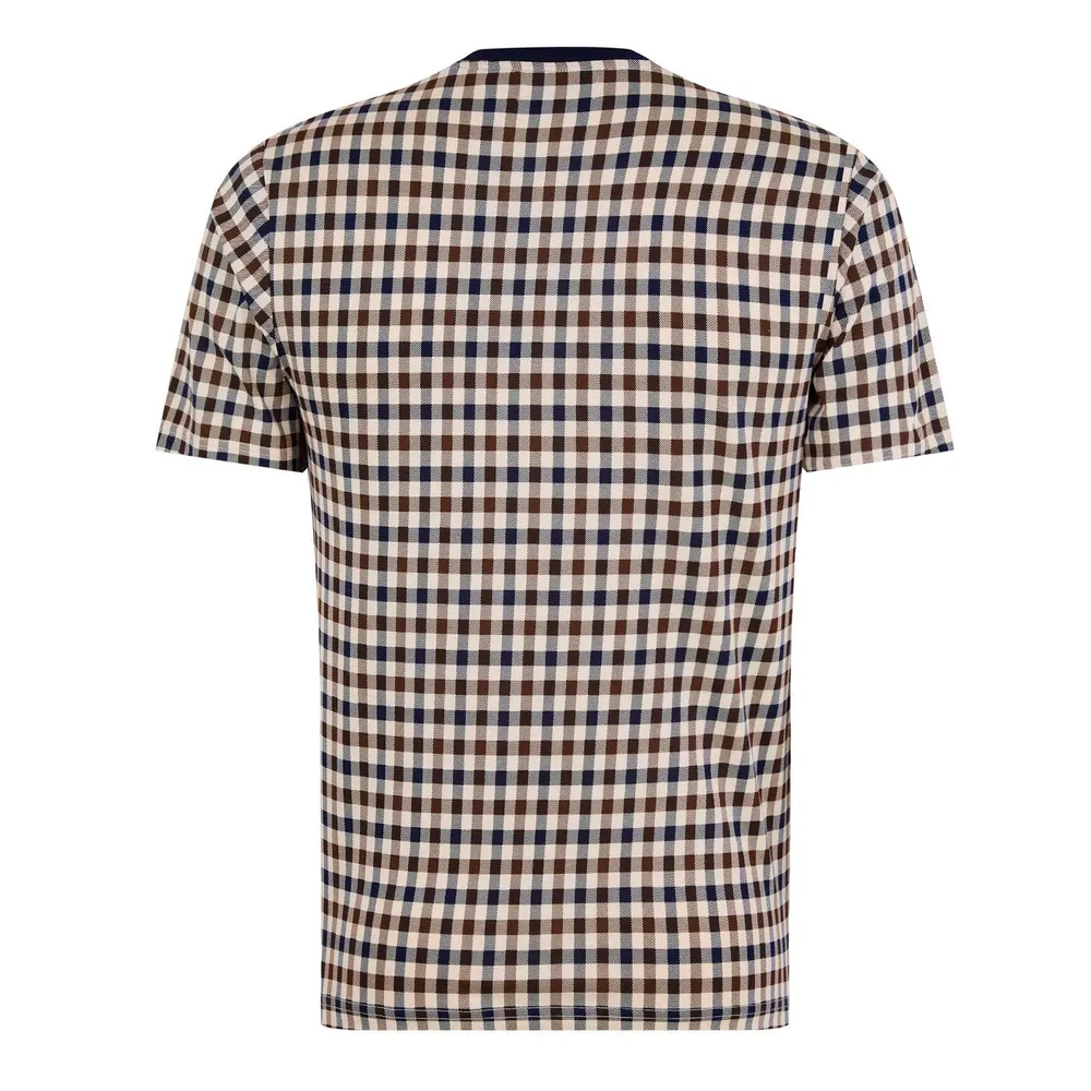 Aquascutum Check Tee detail 2