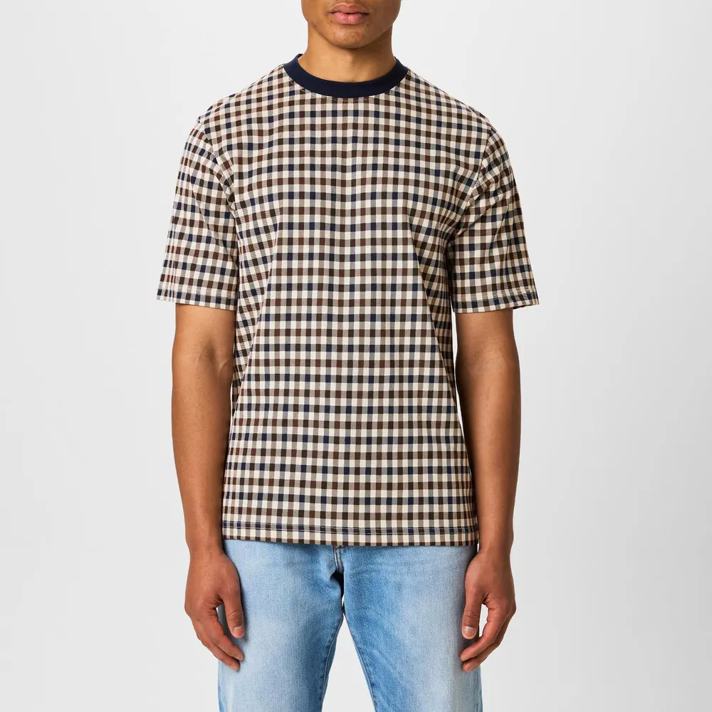 Aquascutum Check Tee detail 3