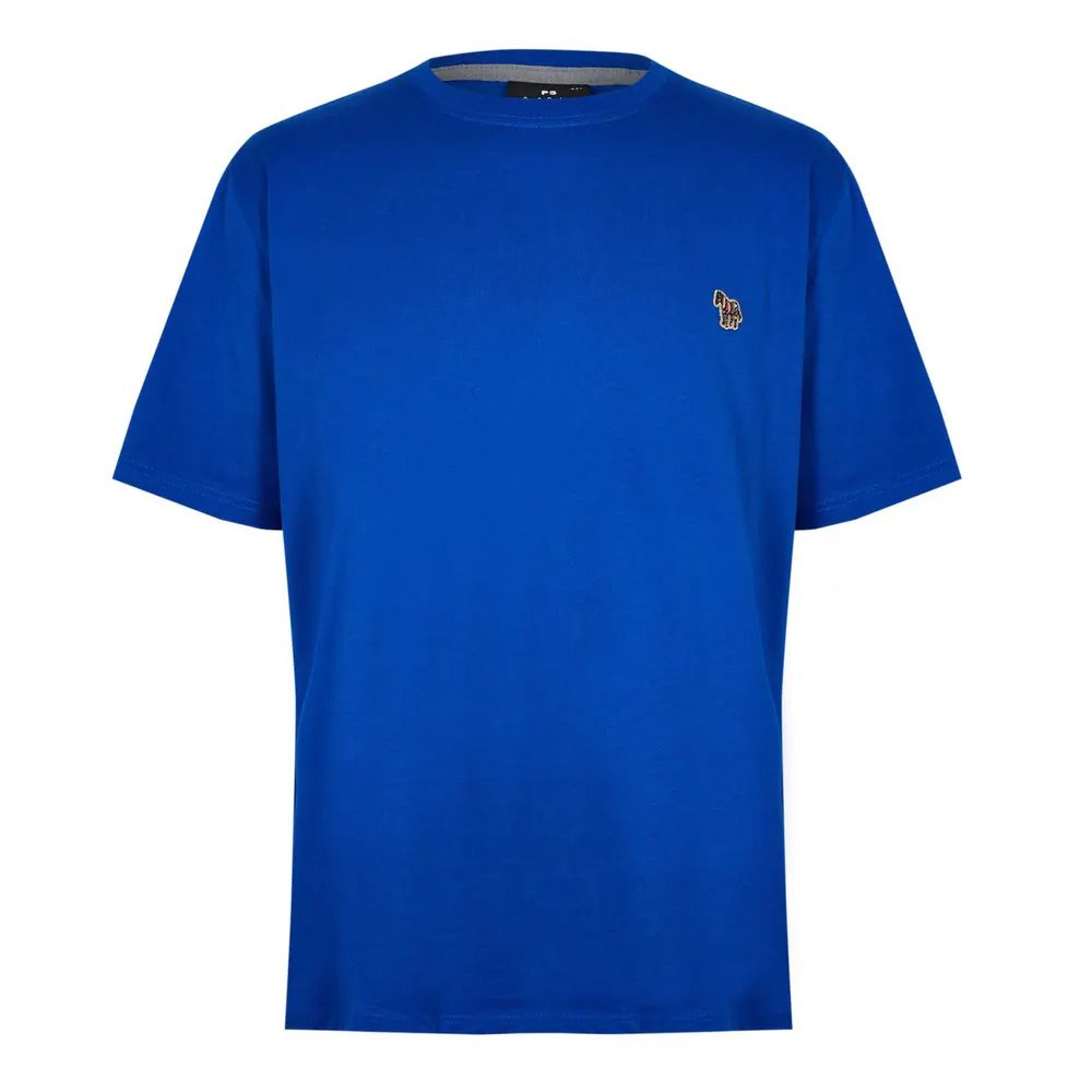 PS Paul Smith Men's Regular Fit Zebra Crew-neck T-Shirt