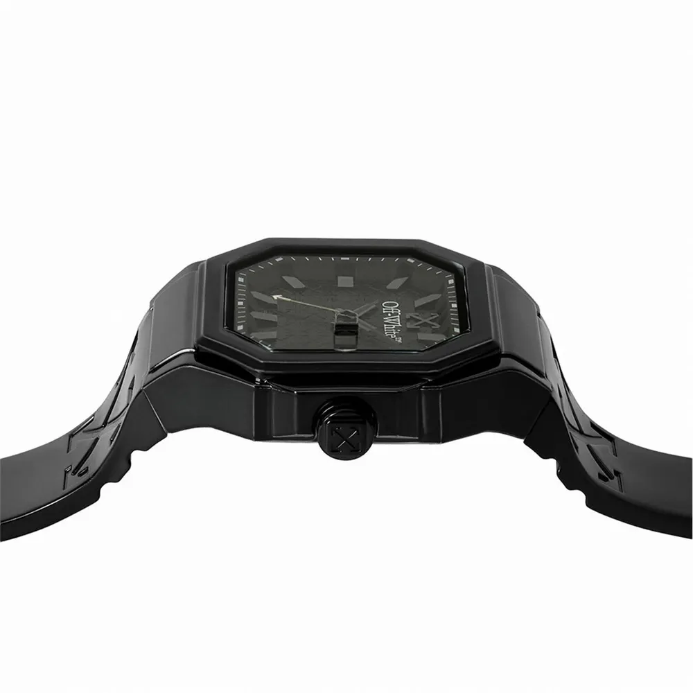 Off White Alt Watch in Black, additional product view 3