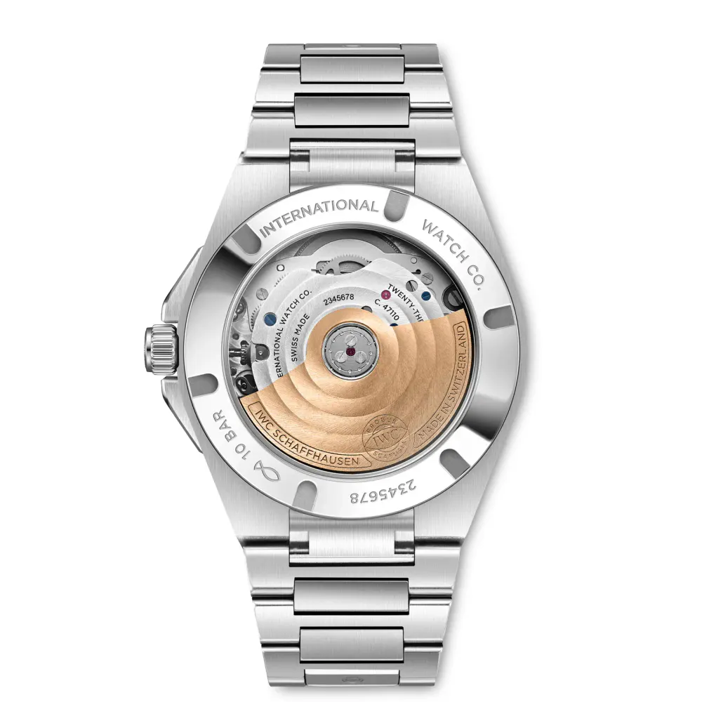 IWC Ingenieur Automatic 35mm Mens Watch Blue detail 3