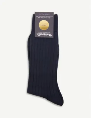 PANTHERELLA Sea Island Cotton Socks - BEIGE detail 2