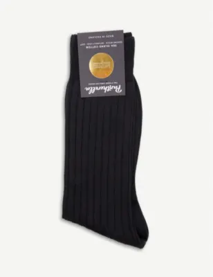 PANTHERELLA Sea Island Cotton Socks - BEIGE detail 3