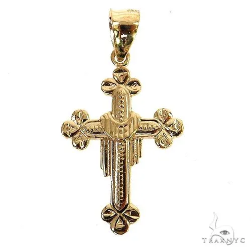 MARYAM - CLOSE OUT 10K Gold Cross Crucifix 57089 in Rose – Pendant