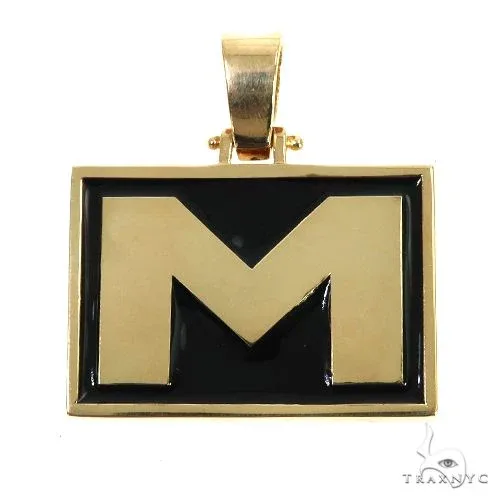 RINA - For Him CUSTOM Custom Made Initial Pendant 67772 in Rose Gold – Pendant