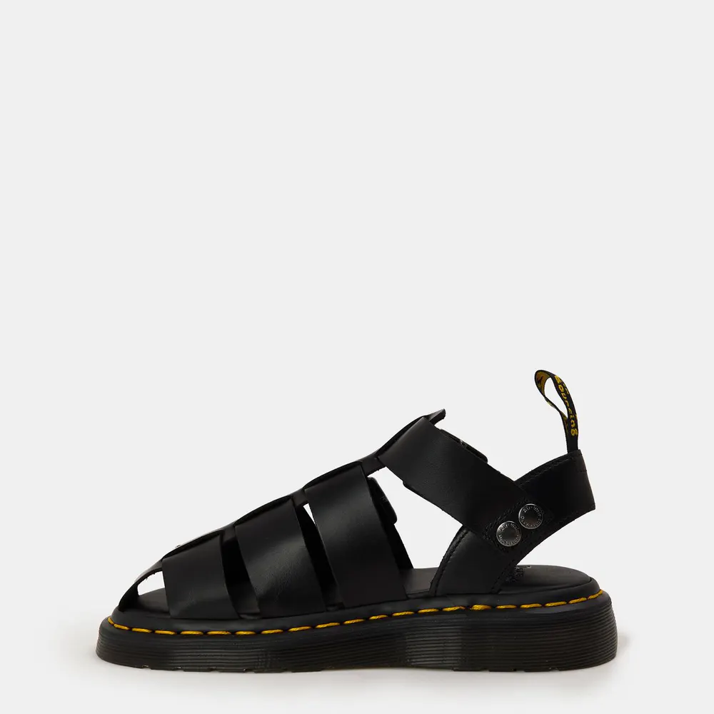 Dr Martens Garin Fisherman Sandal in Black, additional product view 2