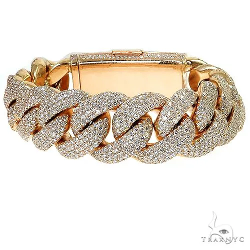 RINA - For Him CUSTOM Custom Made Diamond Miami Cuban Bracelet 8.75 Inches 68711