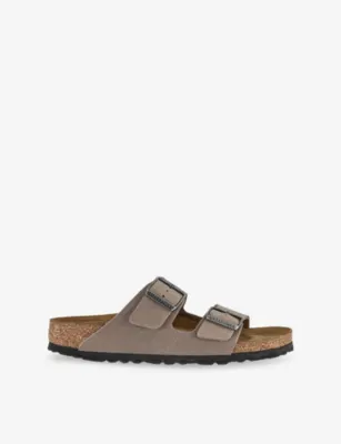 BIRKENSTOCK Arizona Two-Strap Faux-Leather Sandals - EUR 44.5 / 10.5 UK MEN in GREY TAUPE BFBC – Mens | Sandals | Sliders & flip flops