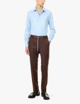 CORNELIANI Regular-Fit Cotton-Jersey Shirt detail 2