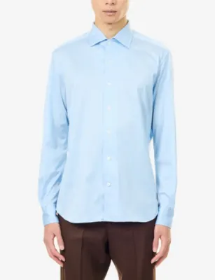 CORNELIANI Regular-Fit Cotton-Jersey Shirt detail 3