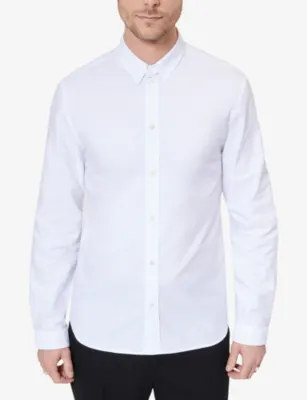 THE KOOPLES Strap-Detail Slim-Fit Cotton Shirt detail 3