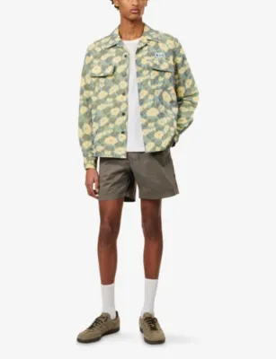 PAIGE Elijah Stretch-Cotton Shorts detail 2