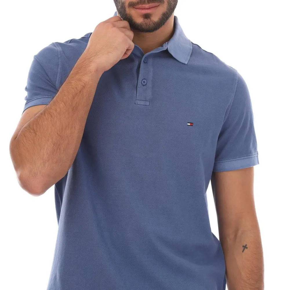 Tommy Hilfiger Garment Dye Regular-Fit Polo Shirt detail 3