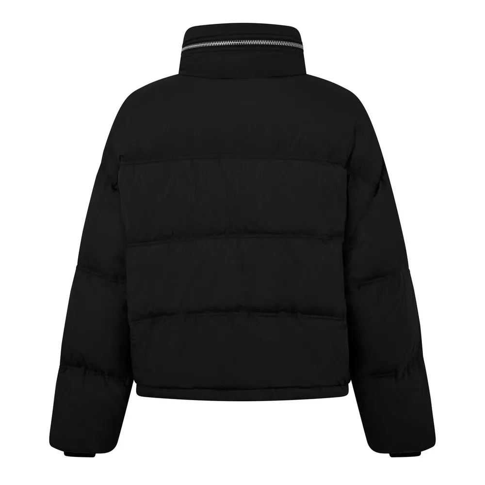 Ami Paris Men's Ami de Coeur Water Resistant Concealed Hood Short Puffer Jacket detail 2