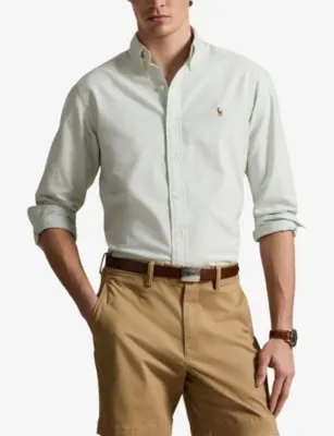 POLO RALPH LAUREN Striped Custom-Fit Oxford Cotton Shirt detail 3