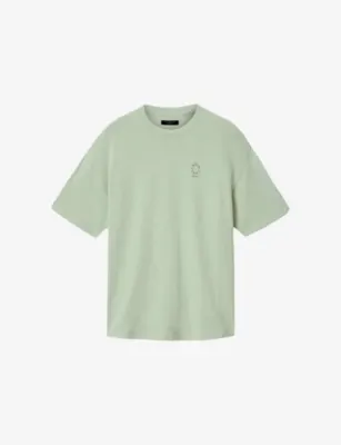 ALLSAINTS Haven short-sleeve organic-cotton jersey T-shirt - CELADON GREEN