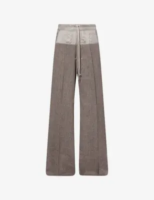 RICK OWENS Wide Bela Wool Trousers
