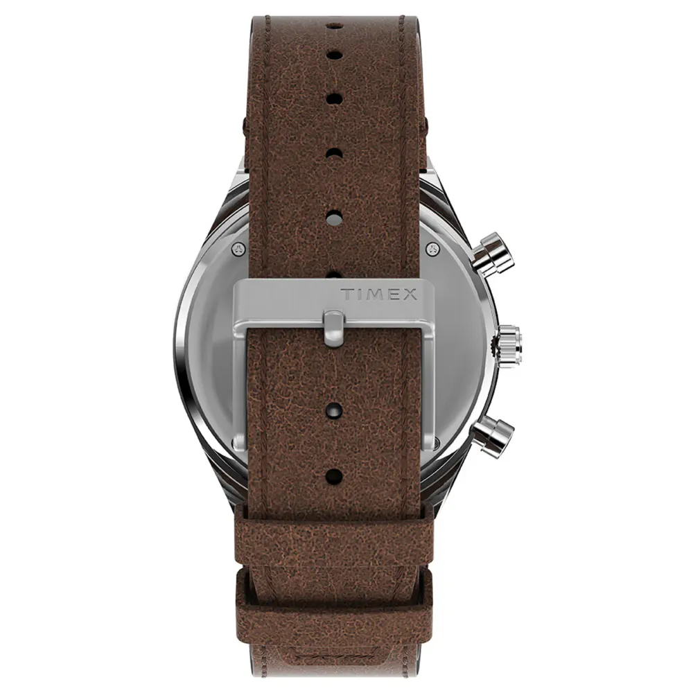 Timex Q Timex Chronograph 40mm Mens Watch Cream in Cream, additional product view 3