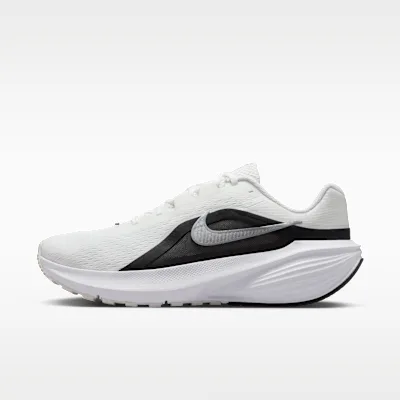 Nike Downshifter 14 Men's Road Running Shoe - Summit White/Black/White/Metallic Silver