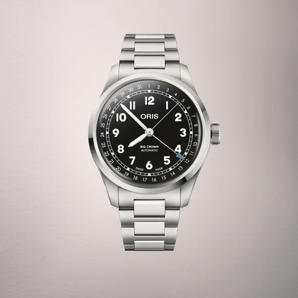 Oris Big Crown Pointer Date 40mm Mens Watch Black detail 2