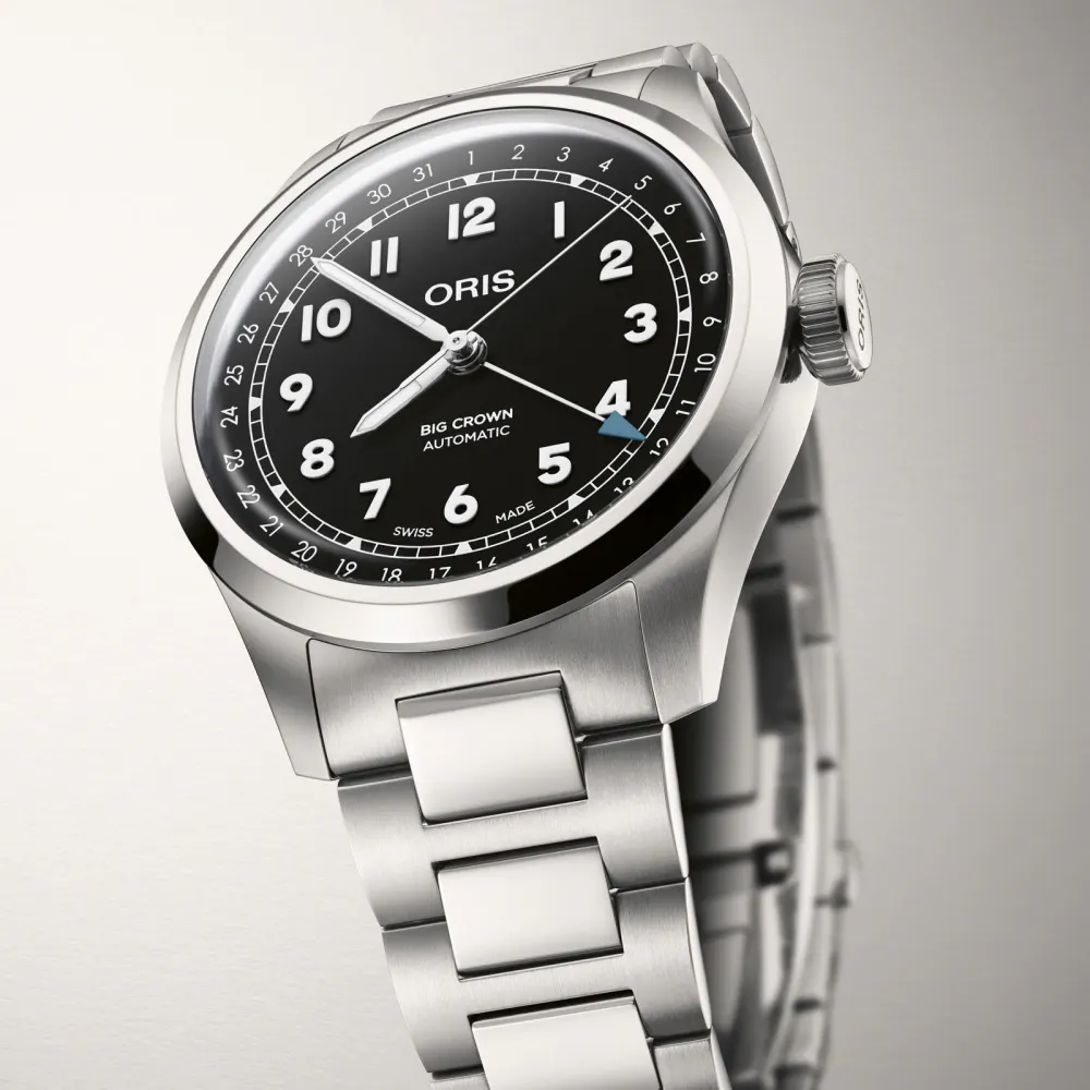Oris Big Crown Pointer Date 40mm Mens Watch Black detail 3