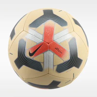 Nike Pitch Football - Linen/Bright Crimson/Black/Black