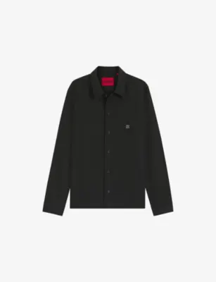 HUGO Logo-Patch Cotton Polo Shirt