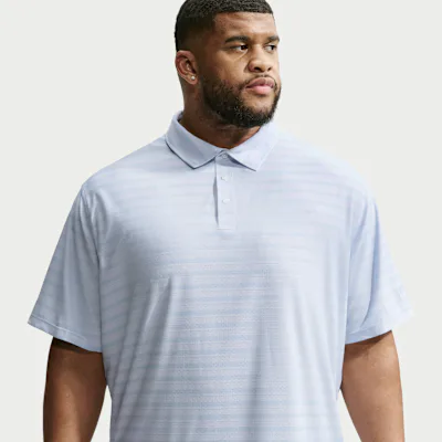 Nike Tailored Performance Men's Dri-FIT Golf Polo - Hydrogen Blue/Football Grey/Hydrogen Blue