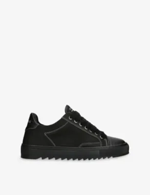 NUMERIS Atelier Suede Trainers - EUR 43 / 9 UK MEN in BLACK – Mens | Trainers | Lace up trainers